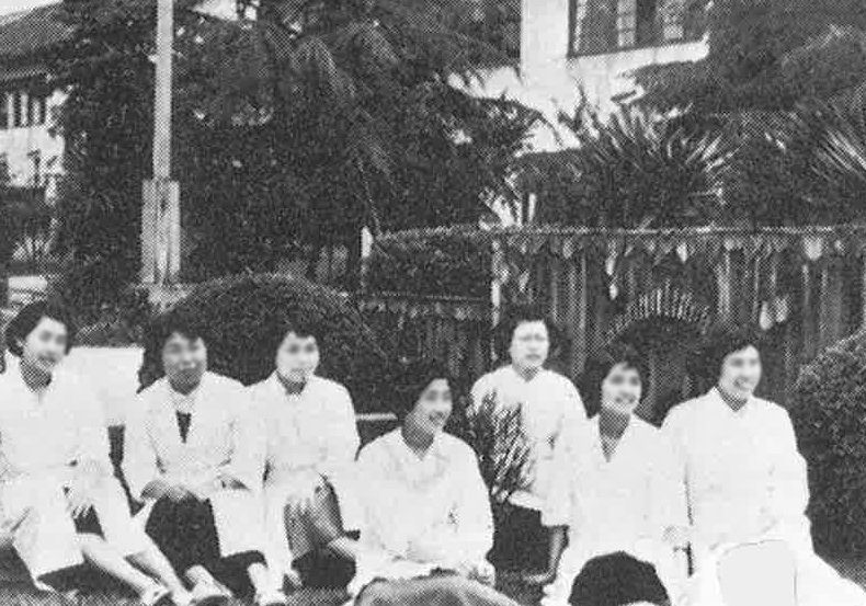 県病院での実習　昭和29年（1954）