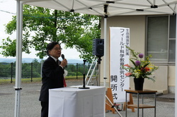 開所式学長あいさつ