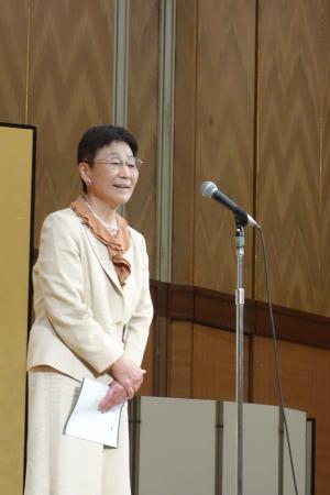 実行委員長挨拶：浜田 澄子さん