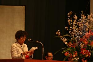 県立広島大学同窓会長祝辞