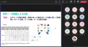 発表の様子（配信）2