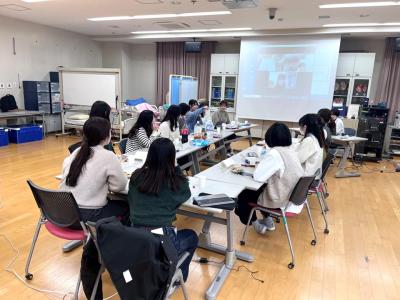 在学生と新入生の交流会①