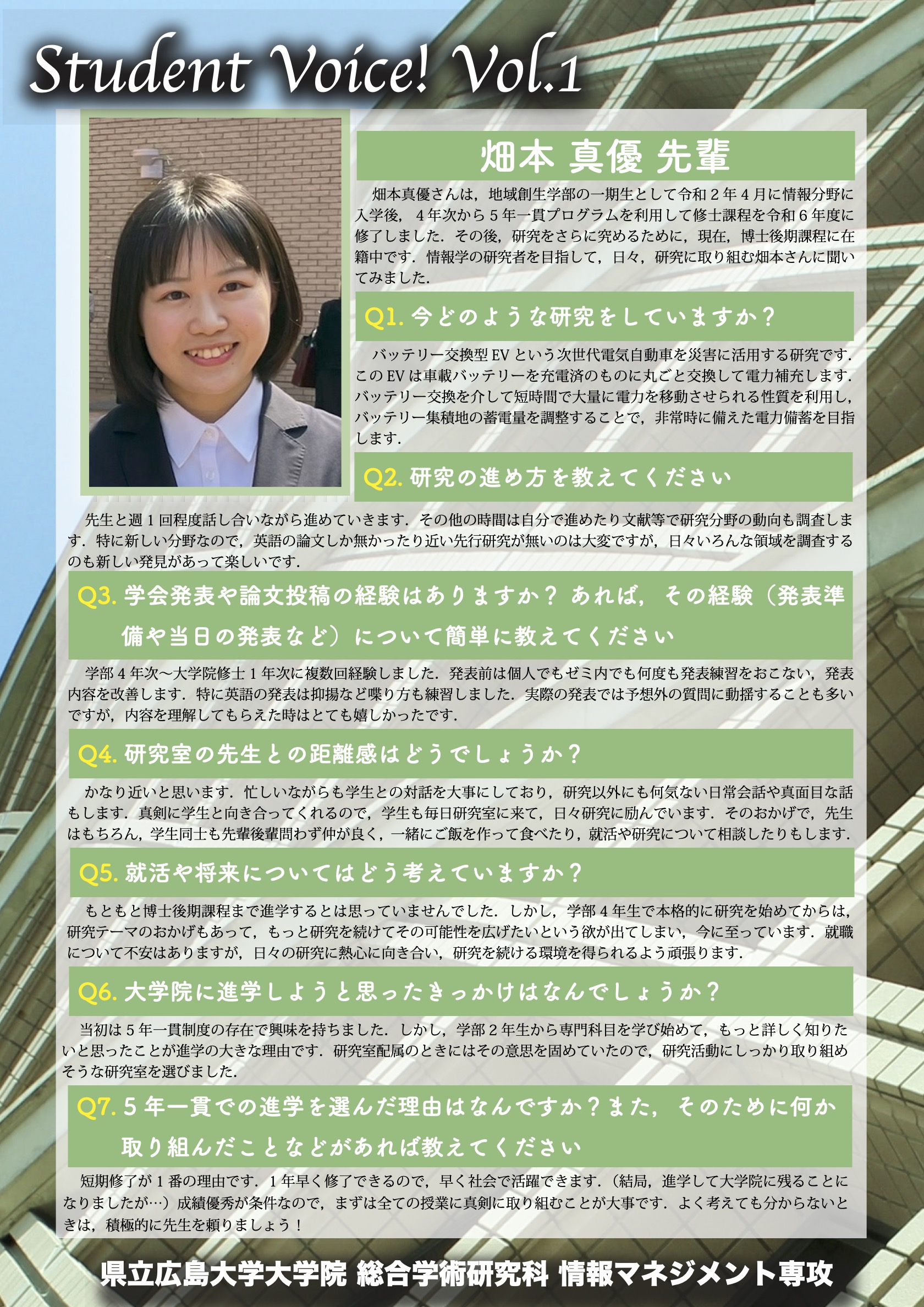 Student Voice! Vol. 1