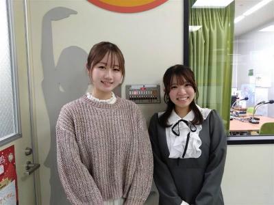 放送室前でのツーショット