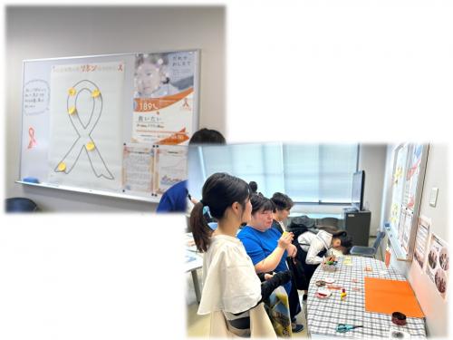 助産学専攻科オープンキャンパス2026　オレンジリボン運動②