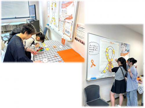 助産学専攻科オープンキャンパス2026　オレンジリボン運動③