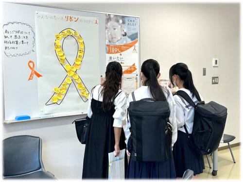 助産学専攻科オープンキャンパス2026　オレンジリボン運動⑤