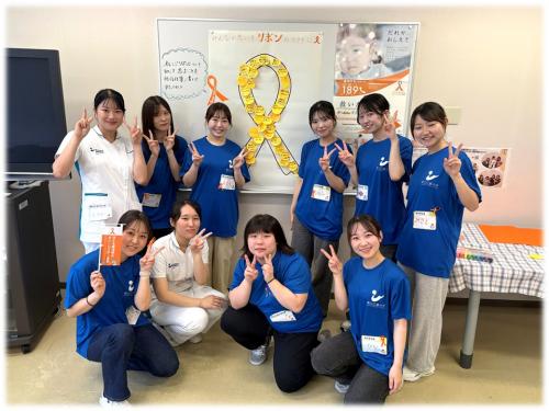 助産学専攻科オープンキャンパス2026　オレンジリボン運動⑥
