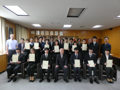 庄原キャンパス学生表彰の写真