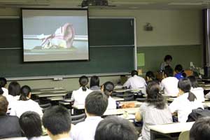 コミュニケーション障害学科の模擬講義