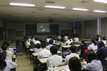 コミュニケーション障害学科模擬講義写真