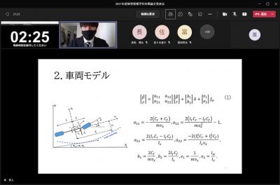 2021年度経営情報学科卒業論文発表会画像1