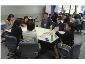 グループ討議：実習で学生に関わるうえでの現状や工夫について話し合いました