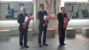 退官式の様子