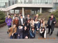 ソウル市立大学との交流事業参加者集合写真