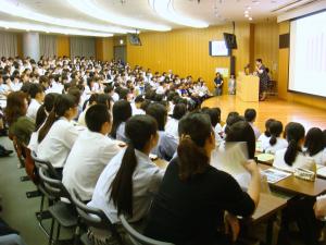 学科紹介の様子