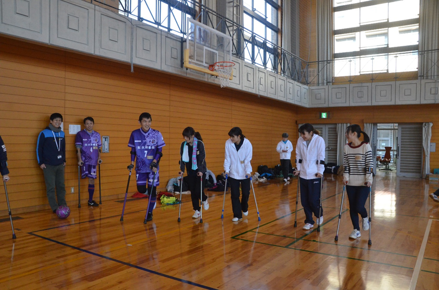 アンプティサッカー体験会2