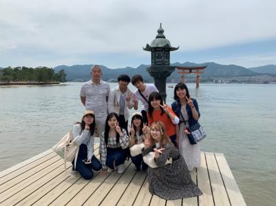 厳島神社の参拝：歴史班【宮島】