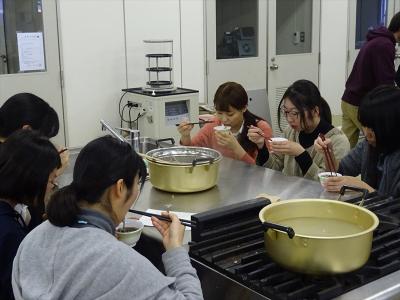 そば試食