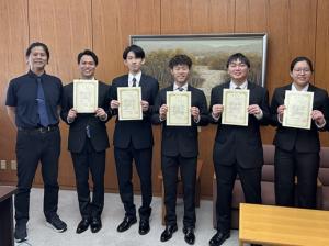 学生表彰の様子